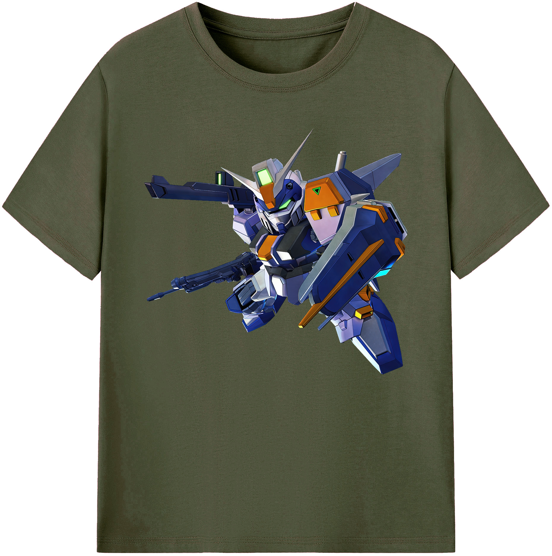 （画像用） 機動戦士ガンダム Mobile Suit Gundam 綿100％ メンズ半袖Tシャツ｜肌触りやわらか＆通気性